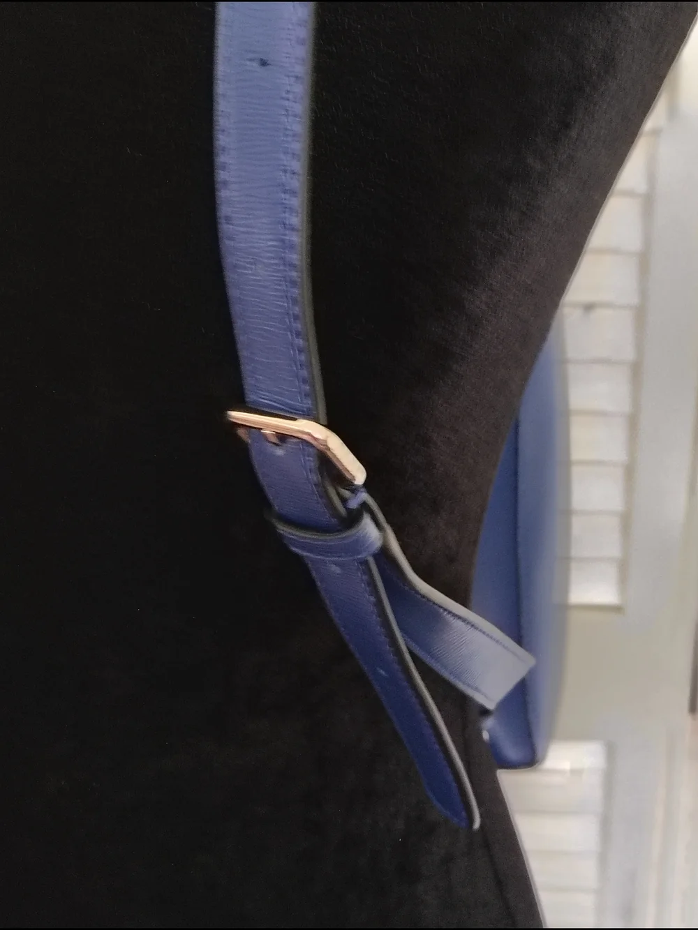 NWT - DKNY Bryant Blue Leather Zip-Trim Backpack - Size Os – NWT